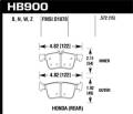 HP Plus Disc Brake Pad - Hawk Performance HB900N.572