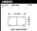 HP Plus Disc Brake Pad - Hawk Performance HB910N.590