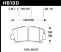 HPS 5.0 Disc Brake Pad - Hawk Performance HB150B.555