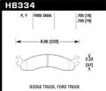 SuperDuty Disc Brake Pad - Hawk Performance HB334P.736