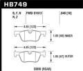 HP Plus Disc Brake Pad - Hawk Performance HB749N.648