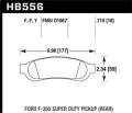 LTS Disc Brake Pad - Hawk Performance HB556Y.710