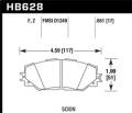 HPS Disc Brake Pad - Hawk Performance HB628F.651