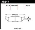 DTC-30 Disc Brake Pad - Hawk Performance HB547W.798