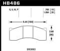 DTC-70 Disc Brake Pad - Hawk Performance HB486U.708
