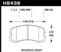 HPS Disc Brake Pad - Hawk Performance HB438F.606