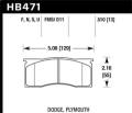 HP Plus Disc Brake Pad - Hawk Performance HB471N.510