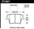 OES Disc Brake Pads - Hawk Performance 771057