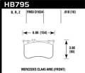 Performance Ceramic Disc Brake Pad - Hawk Performance HB795Z.618