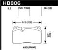 HPS 5.0 Disc Brake Pad - Hawk Performance HB806B.624