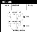 HPS 5.0 Disc Brake Pad - Hawk Performance HB816B.624