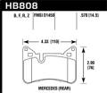 HPS 5.0 Disc Brake Pad - Hawk Performance HB808B.570