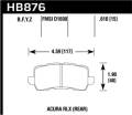 Performance Ceramic Disc Brake Pad - Hawk Performance HB876Z.610
