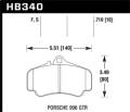 HPS Disc Brake Pad - Hawk Performance HB340F.710