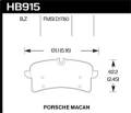 HPS 5.0 Disc Brake Pad - Hawk Performance HB915B.664A