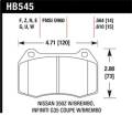 Blue 9012 Disc Brake Pad - Hawk Performance HB545E.564