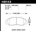 Blue 42 Disc Brake Pad - Hawk Performance HB143EE.680