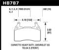 DTC-70 Disc Brake Pad - Hawk Performance HB787U.582