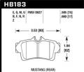 Blue 9012 Disc Brake Pad - Hawk Performance HB183E.585
