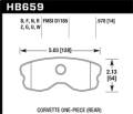 HPS 5.0 Disc Brake Pad - Hawk Performance HB659B.570