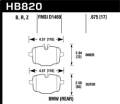 Street Race Disc Brake Pad - Hawk Performance HB820R.675