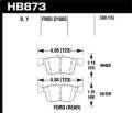 HPS 5.0 Disc Brake Pad - Hawk Performance HB873B.590