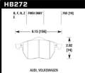 Blue 9012 Disc Brake Pad - Hawk Performance HB272E.763