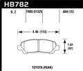 Performance Ceramic Disc Brake Pad - Hawk Performance HB782Z.604