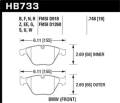 DTC-80 Disc Brake Pad - Hawk Performance HB733Q.748