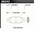 Disc Brake Pad - Hawk Performance HB342Z.701