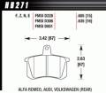 Disc Brake Pad - Hawk Performance HB271N.605