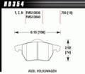 Disc Brake Pad - Hawk Performance HB354N.756