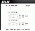 Disc Brake Pad - Hawk Performance HB129Z.681