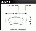 Disc Brake Pad - Hawk Performance HB374Y.700