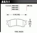 Disc Brake Pad - Hawk Performance HB211F.606