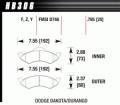 Disc Brake Pad - Hawk Performance HB306Z.795