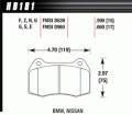 Disc Brake Pad - Hawk Performance HB181Z.660