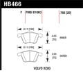 Disc Brake Pad - Hawk Performance HB466F.780