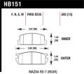 Disc Brake Pad - Hawk Performance HB151N.505