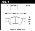 Disc Brake Pad - Hawk Performance HB374F.700