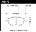 Disc Brake Pad - Hawk Performance HB473Z.752