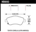 Disc Brake Pad - Hawk Performance HB693Z.716