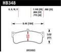 Disc Brake Pad - Hawk Performance HB348V.866