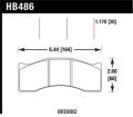 Disc Brake Pad - Hawk Performance HB486W.708