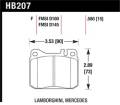 Disc Brake Pad - Hawk Performance HB207F.580