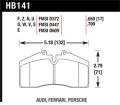 Disc Brake Pad - Hawk Performance HB141E.709