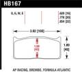 Disc Brake Pad - Hawk Performance HB167U.854