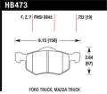 Disc Brake Pad - Hawk Performance HB473Y.752