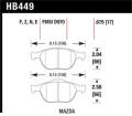 Disc Brake Pad - Hawk Performance HB449E.679