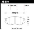 Disc Brake Pad - Hawk Performance HB419F.634